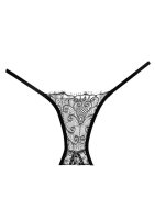 Enchanted Belle Panty  Crotchless Black One Size