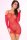 Pink Lipstick Lingerie - Bad Intentions Fishnet Dress Red Onesize