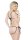 Crotchless Teddy with Side Ties & Cutouts - Black - OS