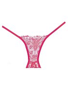Adore Enchanted Belle Panty ( Crotchless ) - Hot Pink - OS