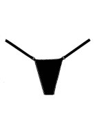 Adore Velvet Panty - Black - OS